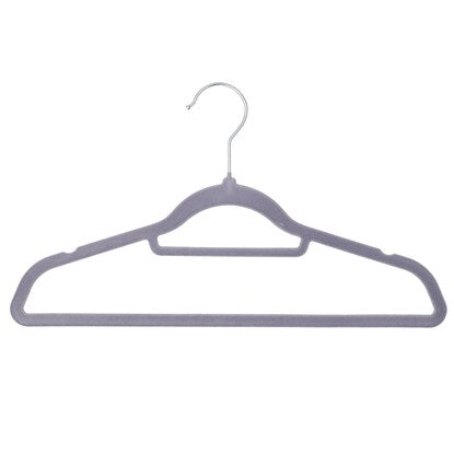 Thin, non-slip hanger, size M (PU, set of 5)