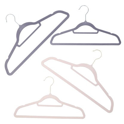 Thin, non-slip hanger, size M (PU, set of 5)