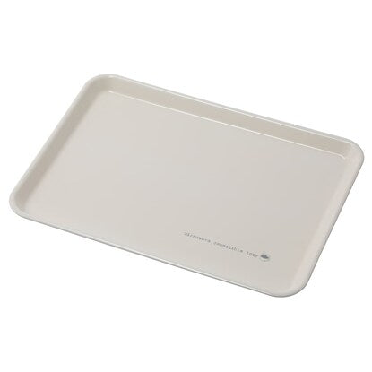 Antibacterial microwave tray (long rectangular NS peach WH M)