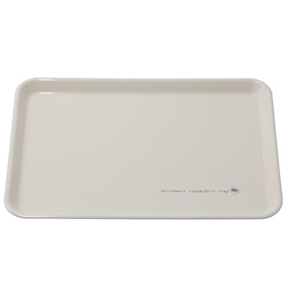 Antibacterial microwave tray (long rectangular NS peach WH M)