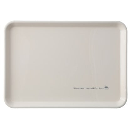 Antibacterial microwave tray (long rectangular NS peach WH M)