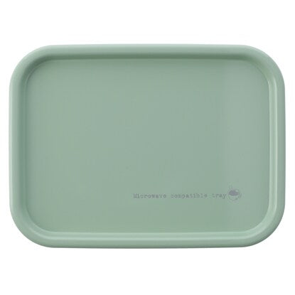 Antibacterial microwave tray (long rectangular NS mint GR S)