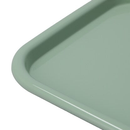 Antibacterial microwave tray (long rectangular NS mint GR S)