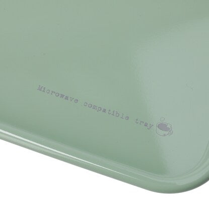 Antibacterial microwave tray (long rectangular NS mint GR S)