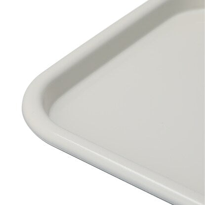 Antibacterial microwave tray (long rectangular NS peach WH S)