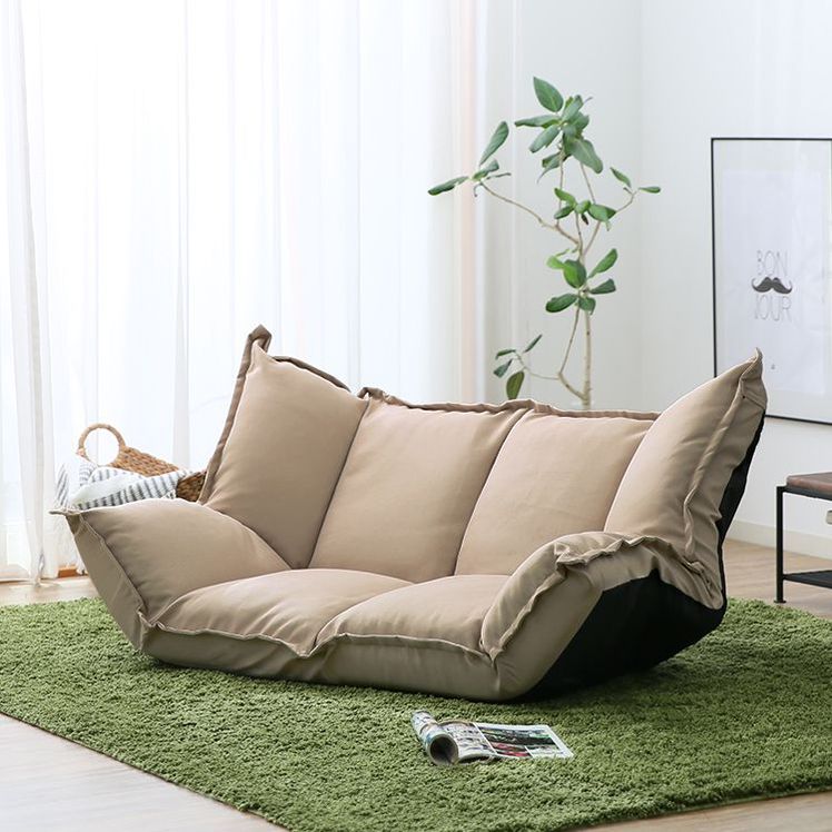 2-seater thick floor sofa reclining