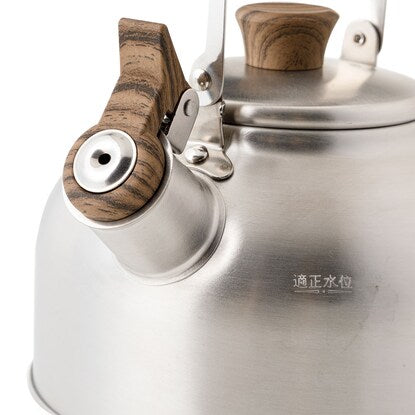 Whistling kettle 2L (wood grain)