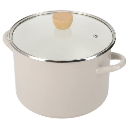 IH/Gas Fire Enamel Pot with Handle (22cm MO MR01)