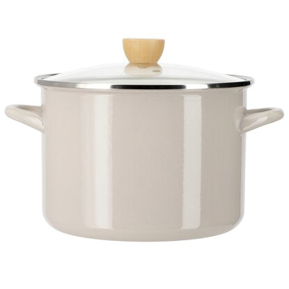 IH/Gas Fire Enamel Pot with Handle (22cm MO MR01)