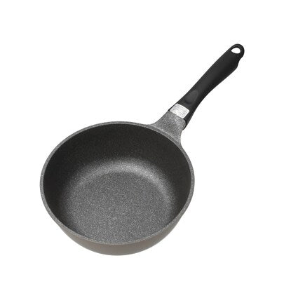 IH/Gas Fire Ultra-Lightweight Marble-Coated Frying Pan, Deep 20cm (MO KF23)