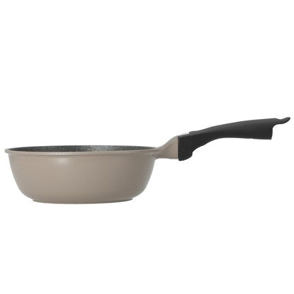 IH/Gas Fire Ultra-Lightweight Marble-Coated Frying Pan, Deep 20cm (MO KF23)