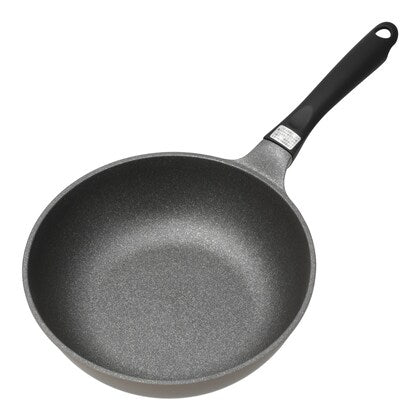 Gas stove, ultra-lightweight marble-coated frying pan (24cm deep, MO KF377)