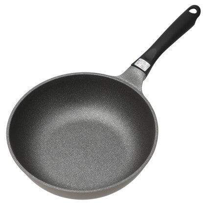 Gas stove, ultra-lightweight marble-coated frying pan (24cm deep, MO KF377)