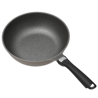 Gas stove, ultra-lightweight marble-coated frying pan (24cm deep, MO KF377)