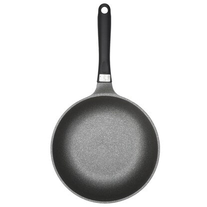 Gas stove, ultra-lightweight marble-coated frying pan (24cm deep, MO KF377)