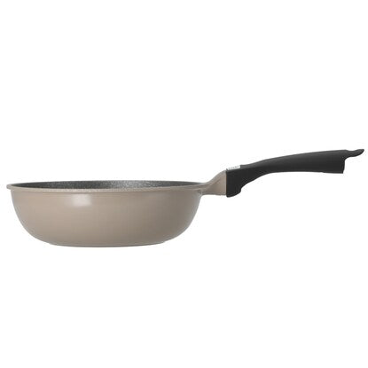 Gas stove, ultra-lightweight marble-coated frying pan (24cm deep, MO KF377)