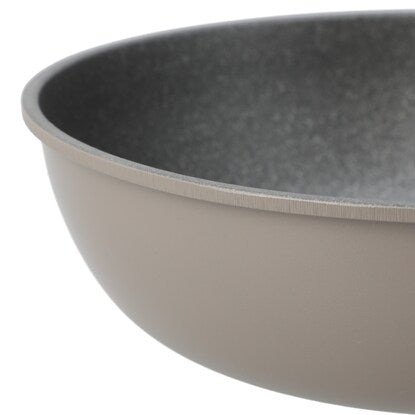 Gas stove, ultra-lightweight marble-coated frying pan (24cm deep, MO KF377)