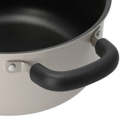 IH/Gas Fire Soft Grip Two-Handled Pot (22cm MO DY10)