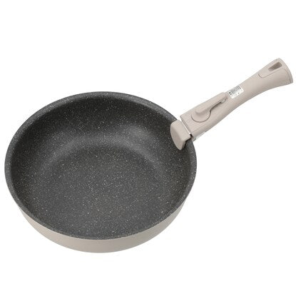 IH/Gas stovetop, deep frying pan with removable handle, 24cm (MO TORERU2)