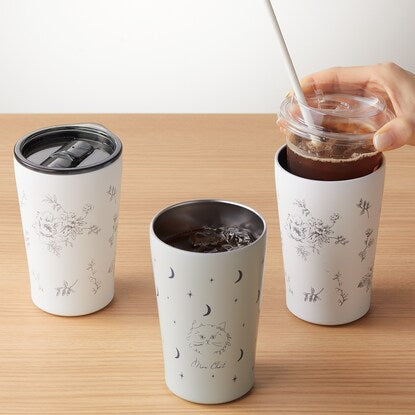 3WAY Stainless Steel Tumbler (Cat)