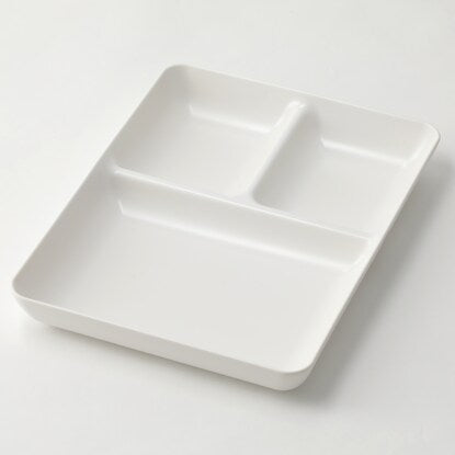 Water-repellent square lunch plate small (Hantsuya WH)