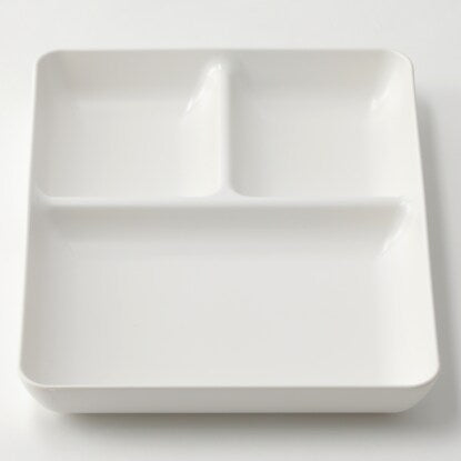 Water-repellent square lunch plate small (Hantsuya WH)