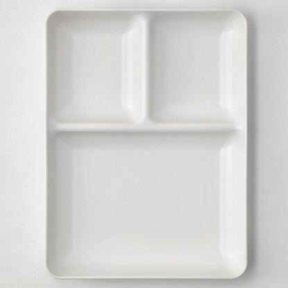 Water-repellent square lunch plate small (Hantsuya WH)