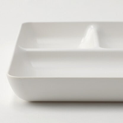 Water-repellent square lunch plate small (Hantsuya WH)