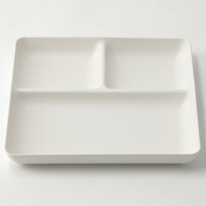 Water-repellent square lunch plate, large (Hantsuya WH)