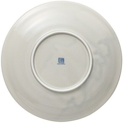 Lightweight extra large plate (Ai Karatsu)