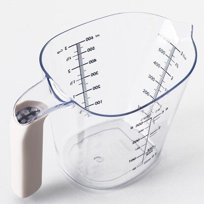 Measuring cup with horizontal top and bottom (600ml)