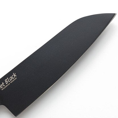 Santoku knife (Jet Black)