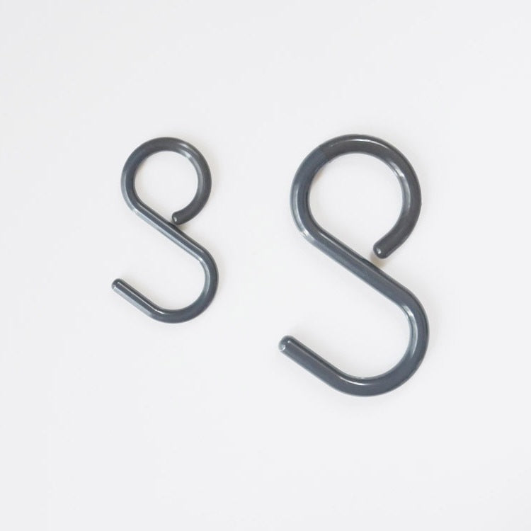 Large S-hook, warm gray