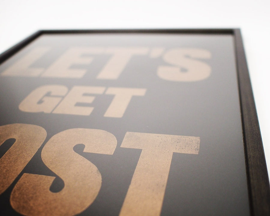 LET’S GET LOST POSTER レッツゲットロスト ポスター