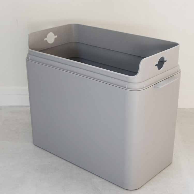Seals 9.5 Airtight Dustbin, Gray