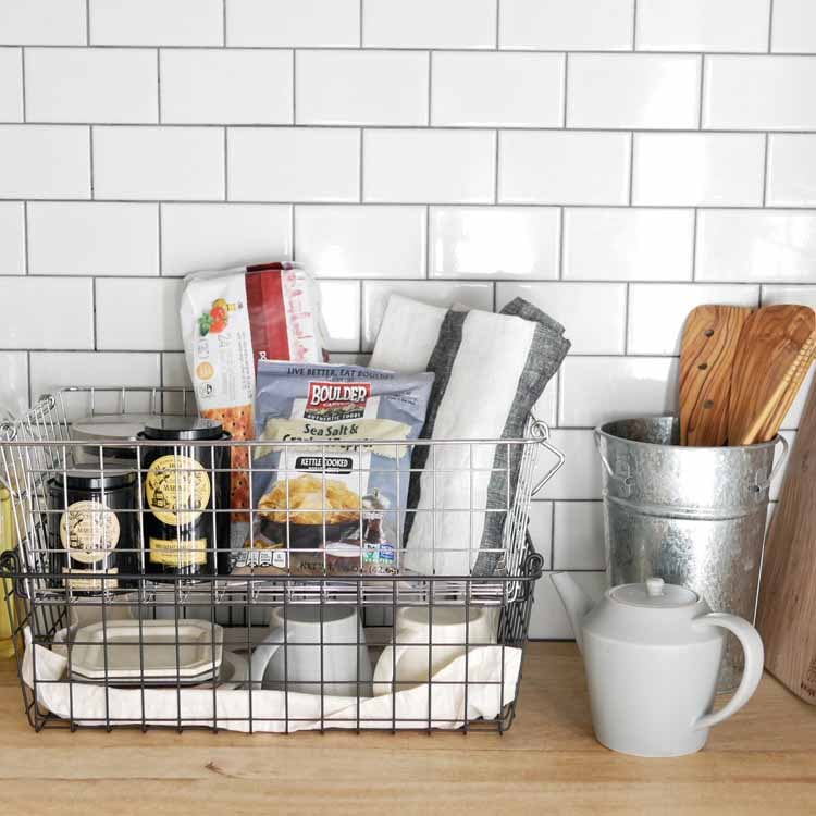 Stacking Basket S Black