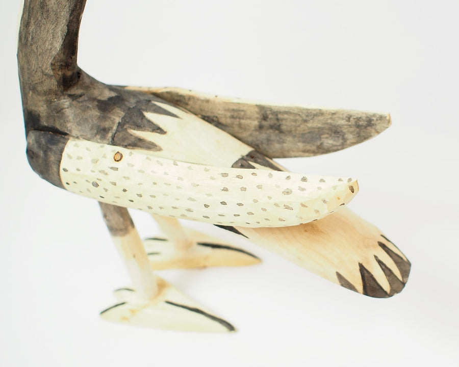 Wood Carving Bird Long ウッドカービング バードロング