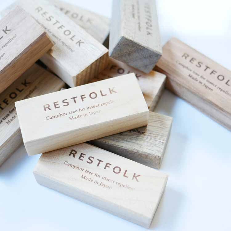 RESTFOLK Camphor Tree Blocks 24pcs W Wood Case