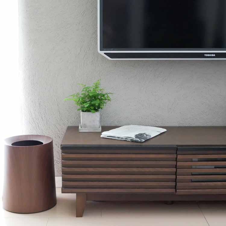 TUBELOR HOMME Round Dustbin, Rosewood