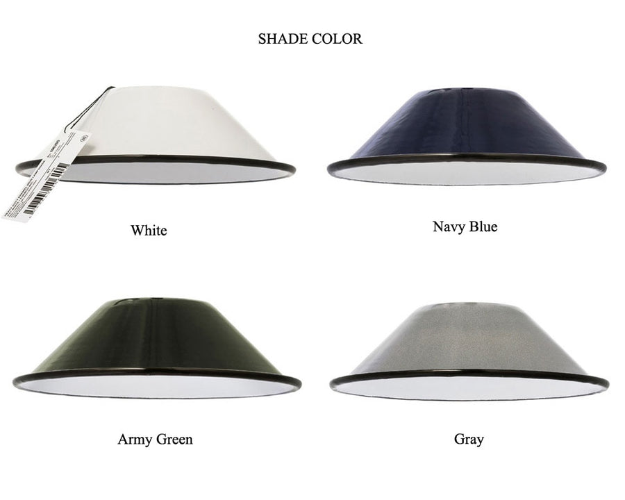 Heavy Duty Enamel Iron Lamp ヘヴィデューティエナメルランプ