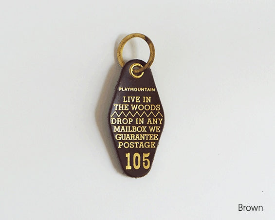 Live In The Woods Key Holder レザーキーホルダー