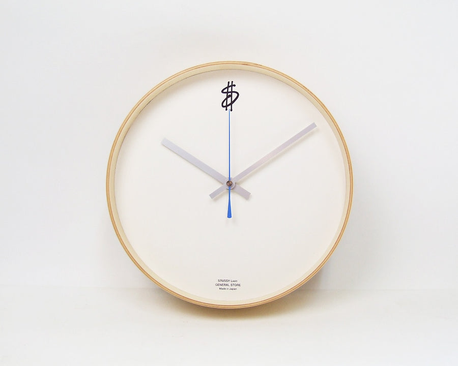 Time is money Wall Clock by SAITO WOOD