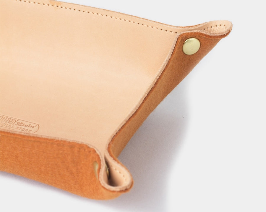 GS Leather &amp; Felt Travel Tray Leather &amp; Felt Travel Tray