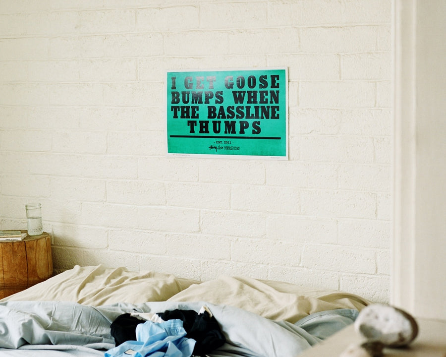 GS Letterpress Goose Bumps Poster by HORWINSKI PRINTING CO.