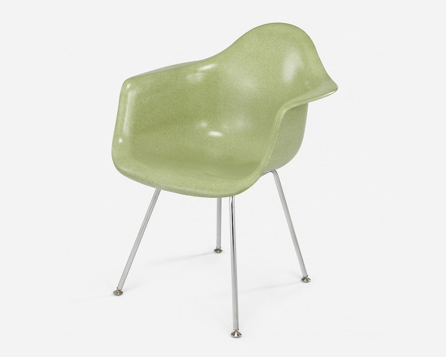 Fiberglass Arm Shell Chair CELERY