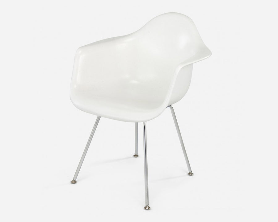 Fiberglass Arm Shell Chair WHITE ホワイト