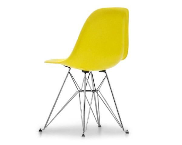 Fiberglass Side Shell Chair YELLOW イエロー