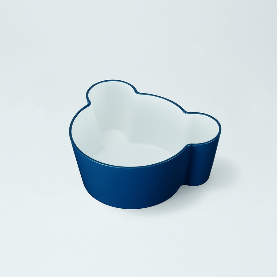 Kids Dish Bowl Bear Medium Navy