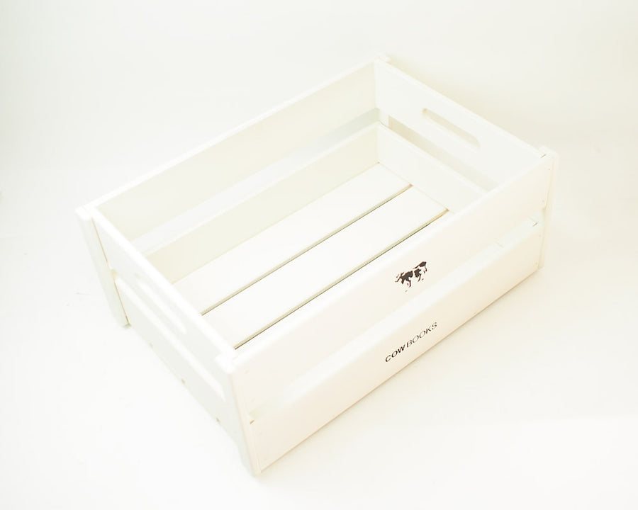 Wood Box Ivory Small Stacking