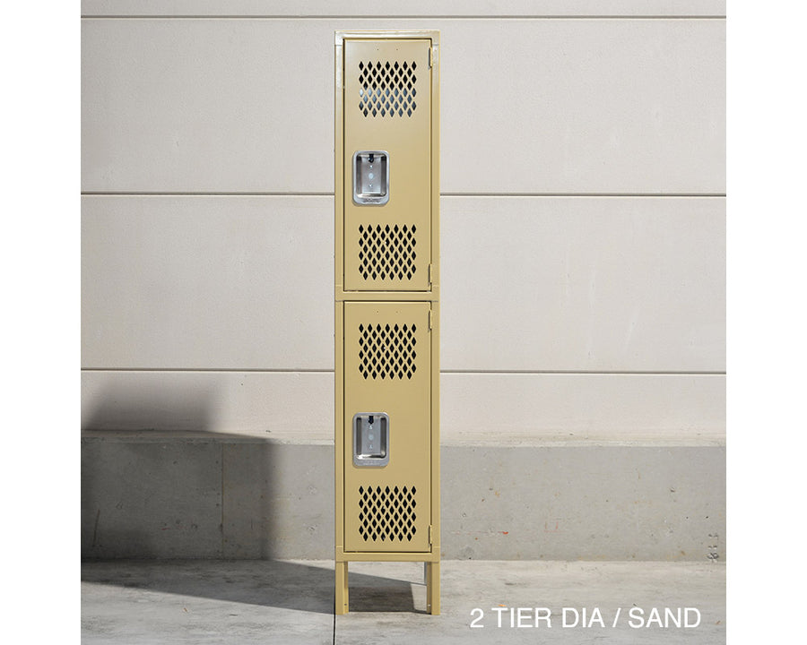 18" LYON RECESSED HANDLE LOCKER-2TIER 18インチ リセスハンドルロッカー2ティア